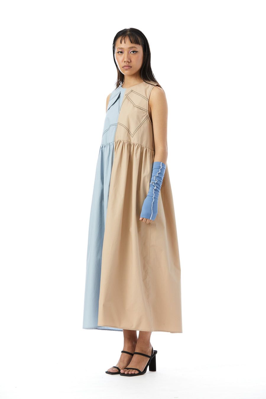 'Crescent' Colour-Blocked Dress - Kanika Goyal Label
