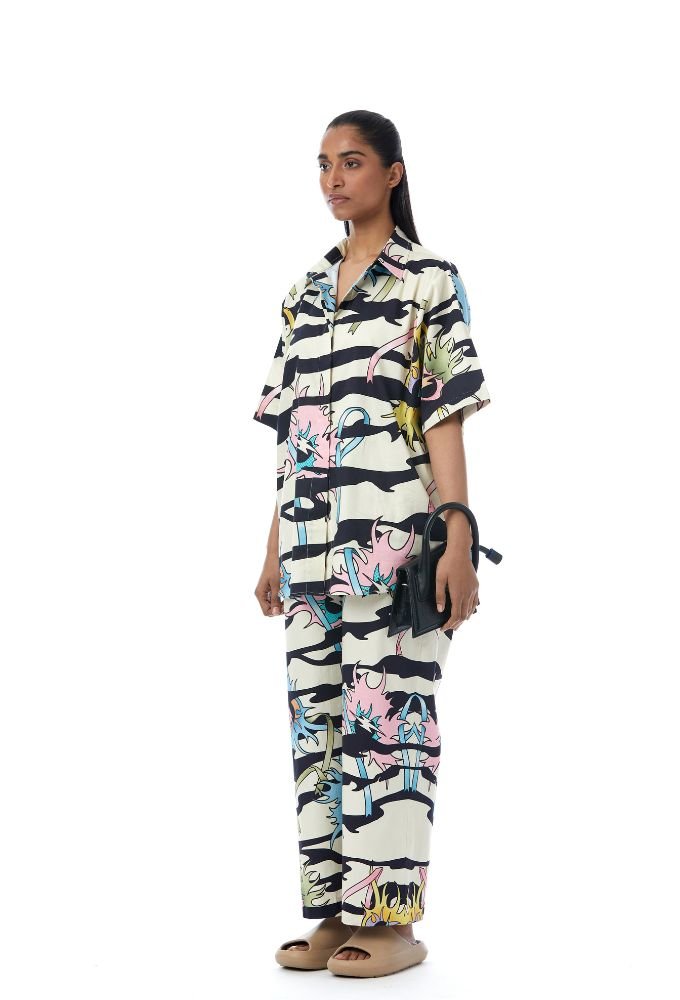 FIERY BLOOM' SET - Kanika Goyal Label