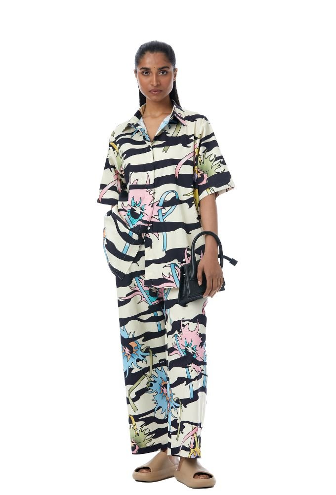 FIERY BLOOM' SET - Kanika Goyal Label