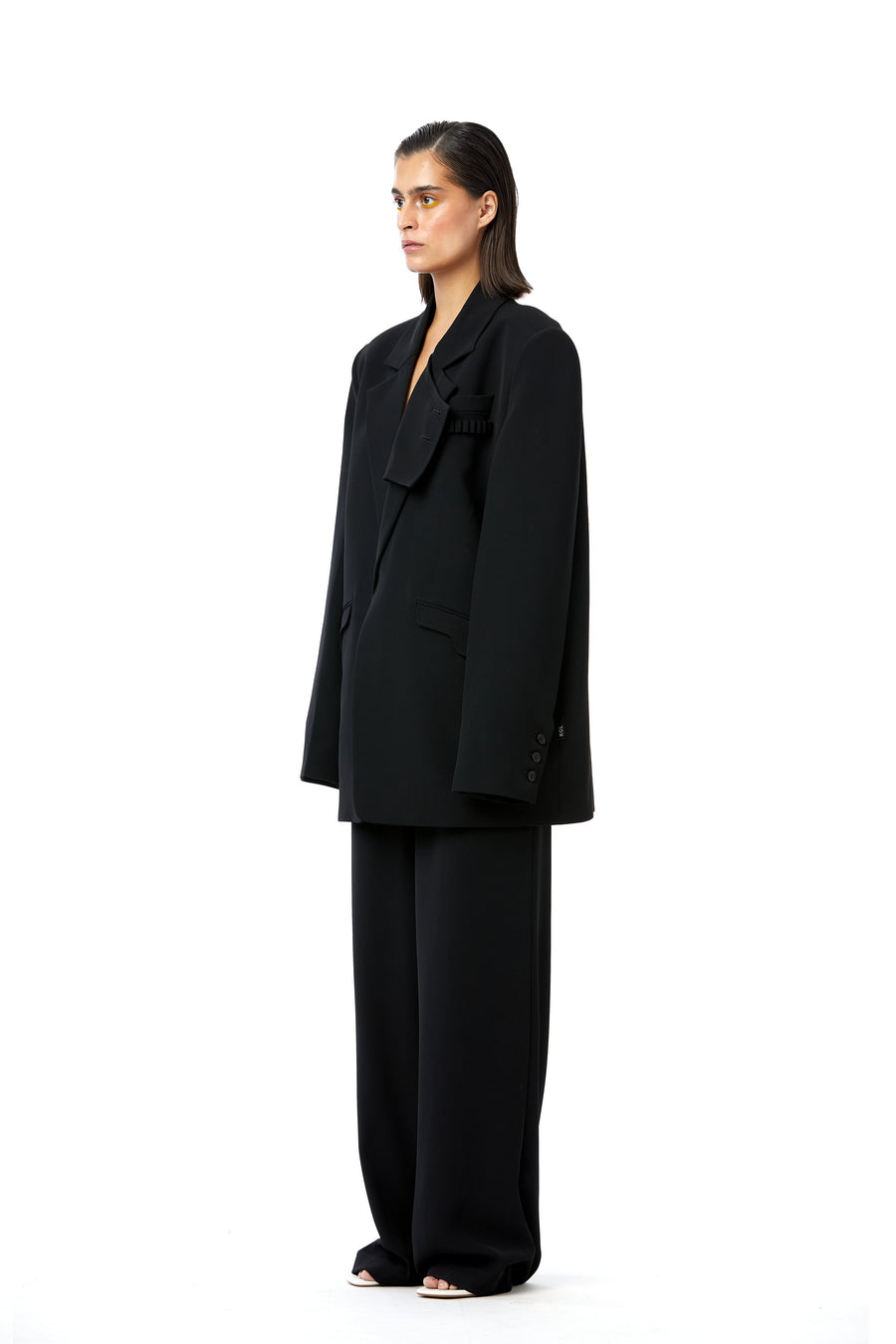 Flap overlay blazer matching pants - Kanika Goyal Label