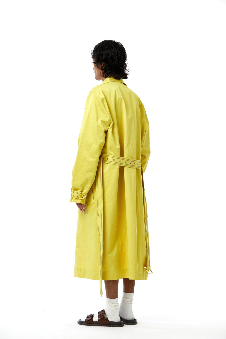 Full sleeves yellow trench - Kanika Goyal Label