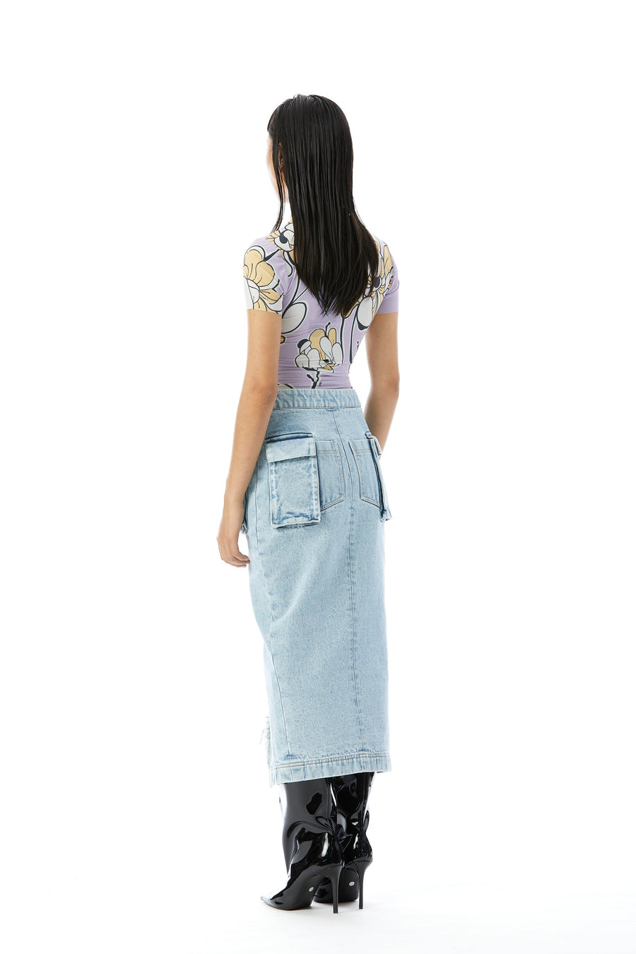 Long Denim Skirt - Kanika Goyal Label