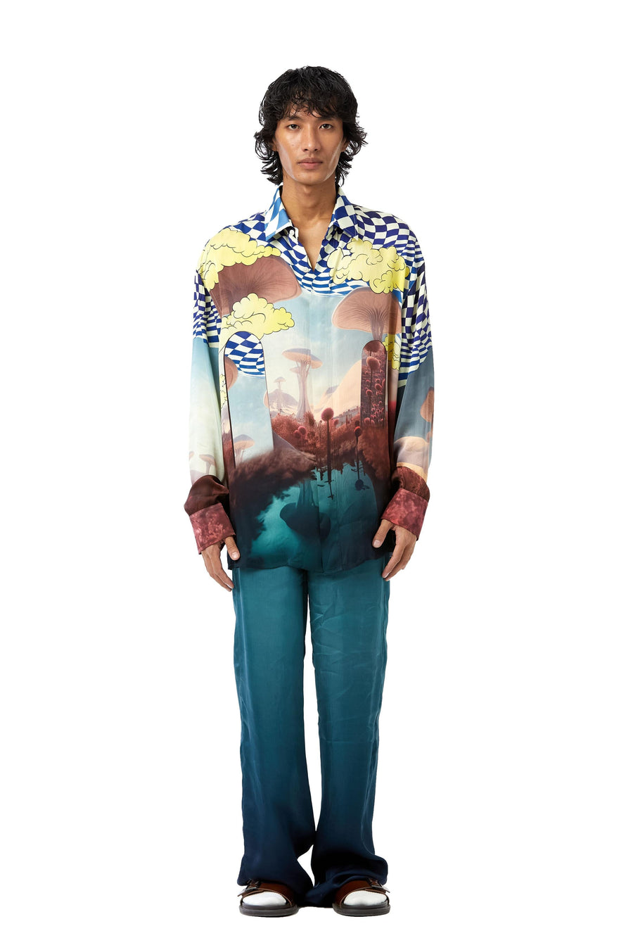 Mushroom cloud shirt pants - Kanika Goyal Label