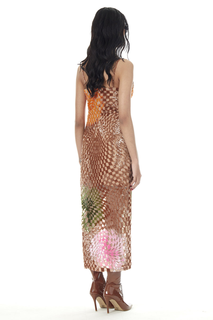 'Warped Matter' Embellished Sheath Dress - Kanika Goyal Label
